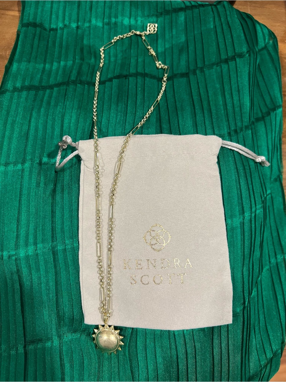 Kendra Scott Gold Sun Pendant Necklace
